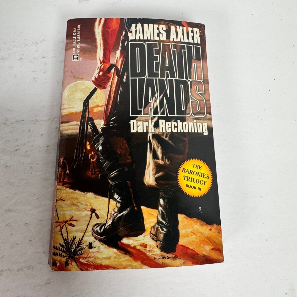 Dark Reckoning James Axler 2000 First Edition Deathlands Gold Eagle‎